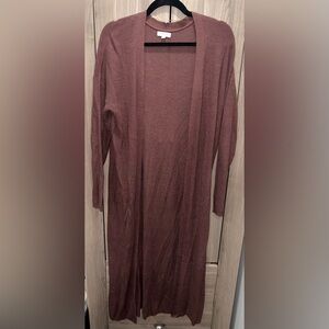 Long Brown Cardigan